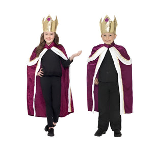 Children's Unisex Kiddy King/Queen Costume.