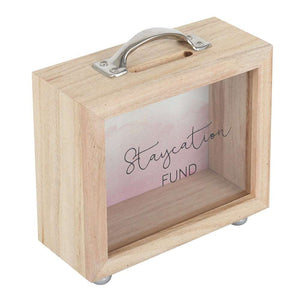 "Staycation" Fund Money Box