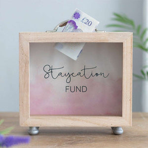 "Staycation" Fund Money Box