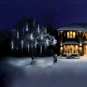 Snowing Shower Lights 450 White LED String Lights: Indoor or Outdoor