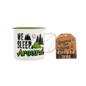 "We Sleep Around" Camping Mug
