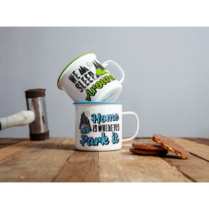 "We Sleep Around" Camping Mug