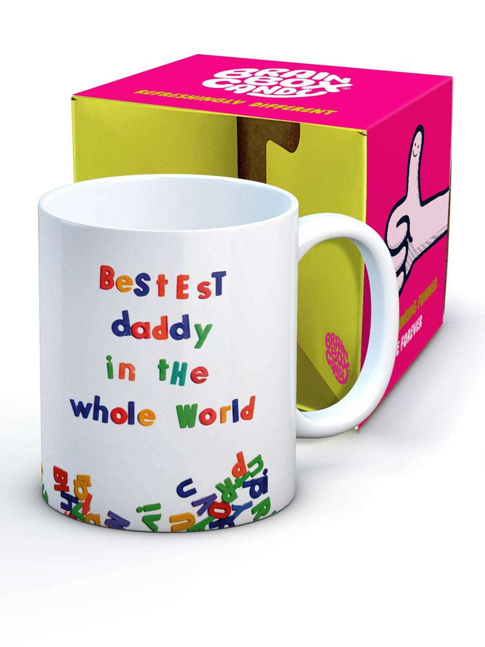 'Bestest Daddy' Boxed Mug - Magnet Letters