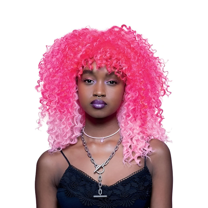 Manic Panic Ombre Curl Girl Wig - Pink Passion (Adult)