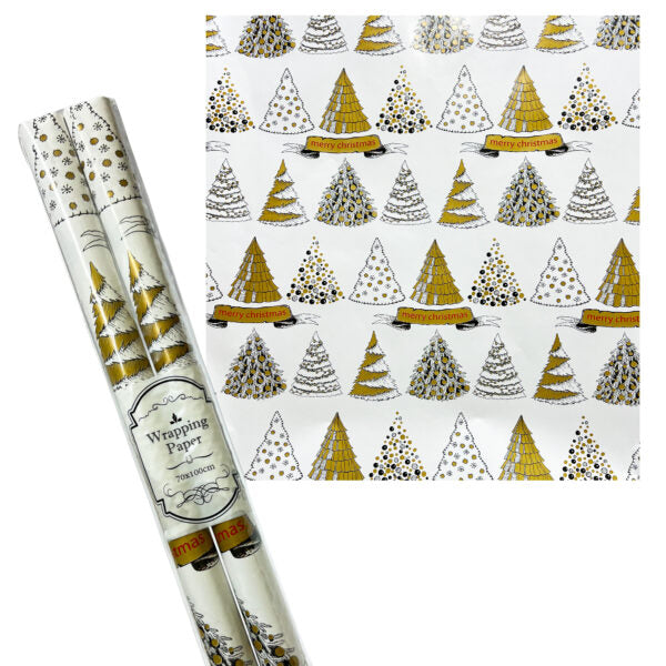 Gift Wrapping Paper - Christmas Tree (Pack of 2)