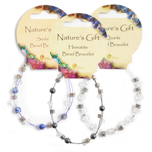 Nature's Gift Gemstone Wire Bracelets