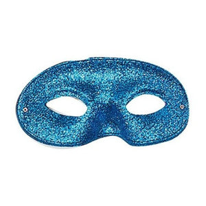 Glitter Domino Eye Mask - Blue
