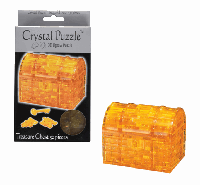 3D Crystal Puzzle - Treasure Chest