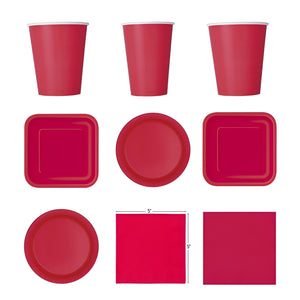 Ruby Red Party Accessories & Tableware