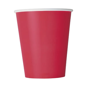 Ruby Red Party Cups - Pack of 8