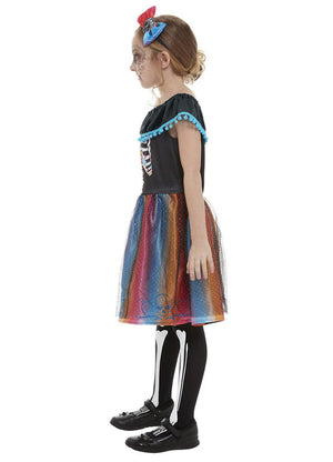 Day Of The Dead Girl Costume - (Child)
