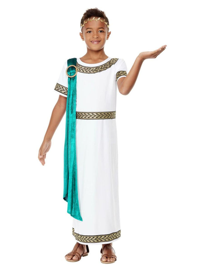 Deluxe Roman Empire Emperor Toga Costume - (Child)