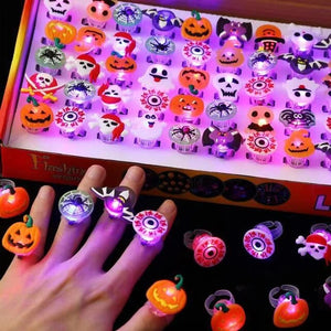 Flashing Halloween Rings