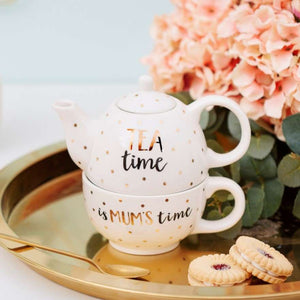 "TEA time is MUM'S time" Teapot & Cup