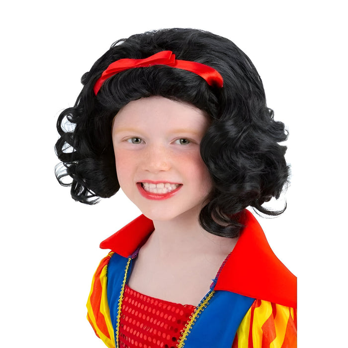 Snow White Princess Wig - Black (Child)