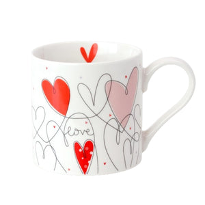 "love" Hearts Mug