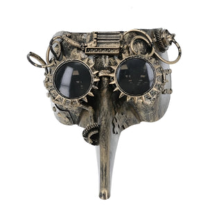 Victorian Steampunk Plague Doctor Mask - (Adult)