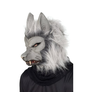 Werewolf Mask with Hair - (Adult)