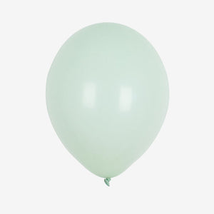 Macaron Green Latex Balloons - 12" (Pack of 100)
