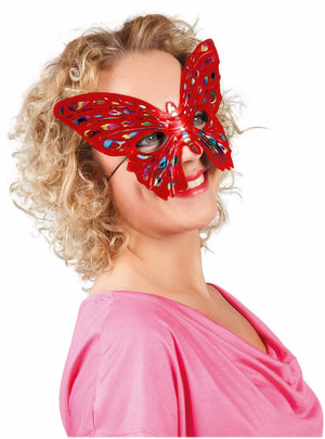 Butterfly Eye Mask - Red