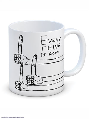 'Everything Is Good' Mug - David Shrigley