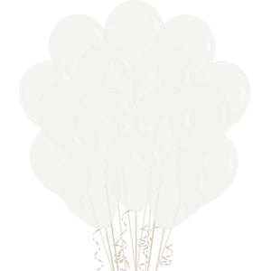 Crystal Clear Latex Balloons - 12" (Pack of 100)