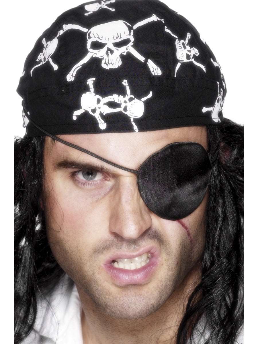 Deluxe Pirate Eyepatch Adult Black Deluxe Pirate Eyepatch Adult Black