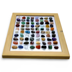 Natural Minerals in a Frame - 80Pcs