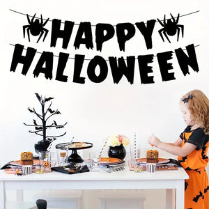 "HAPPY HALLOWEEN" Banner - 6.5ft