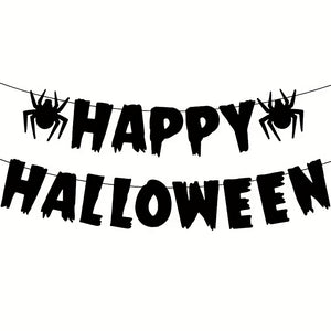 "HAPPY HALLOWEEN" Banner - 6.5ft