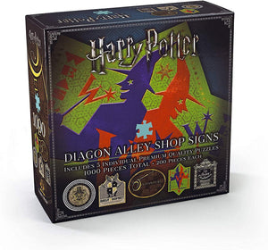 Harry Potter - Diagon Alley Shop Signs Jigsaw Puzzle (5 puzzles x 200 Pieces)