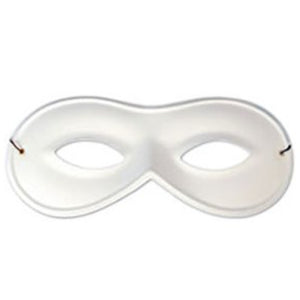 Domino Eye Mask - Small, White (Adult)