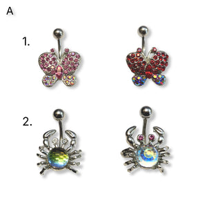 Belly Bar Clips - Assorted Styles