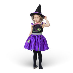 Stitch Witch Costume For Girls - Small (4-6Y)