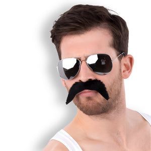 80s Icon Specs & Tash Kit - (Self Adhesive)