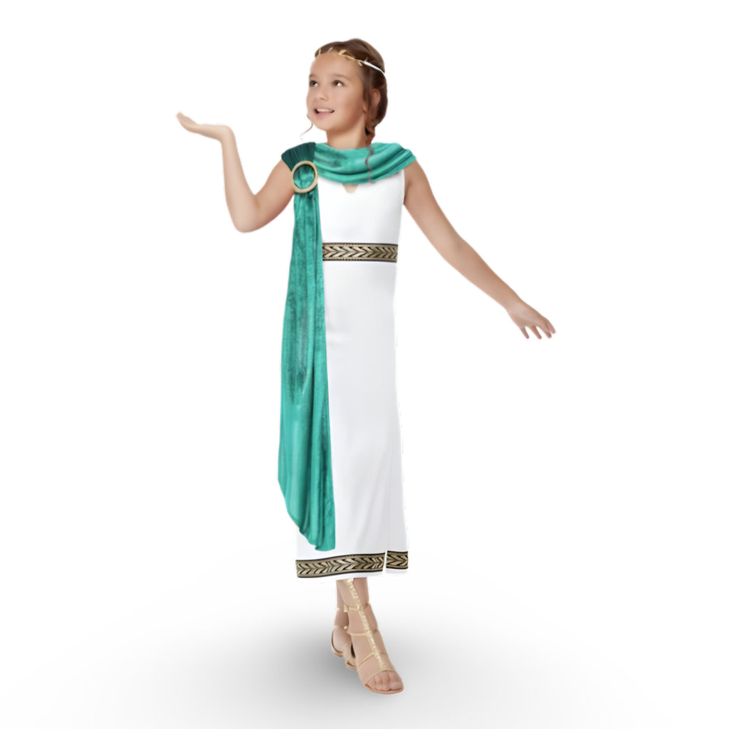 Deluxe Roman Empire Queen Toga Costume - Small