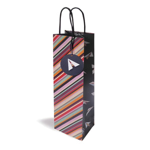 Paper Plane Bottle Gift Bag