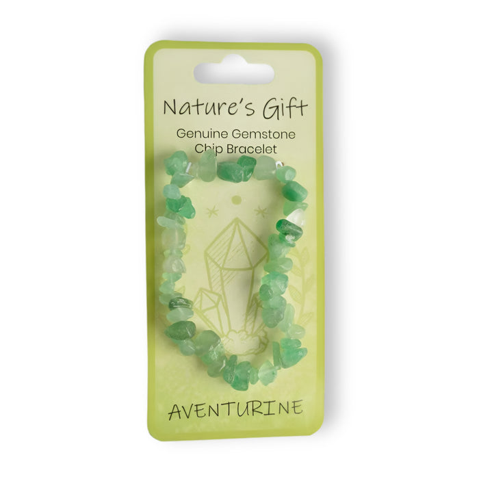 Nature's Gift Aventurine Chip Bracelet