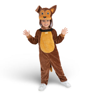 Toddler Dog Costume Brown For Kids