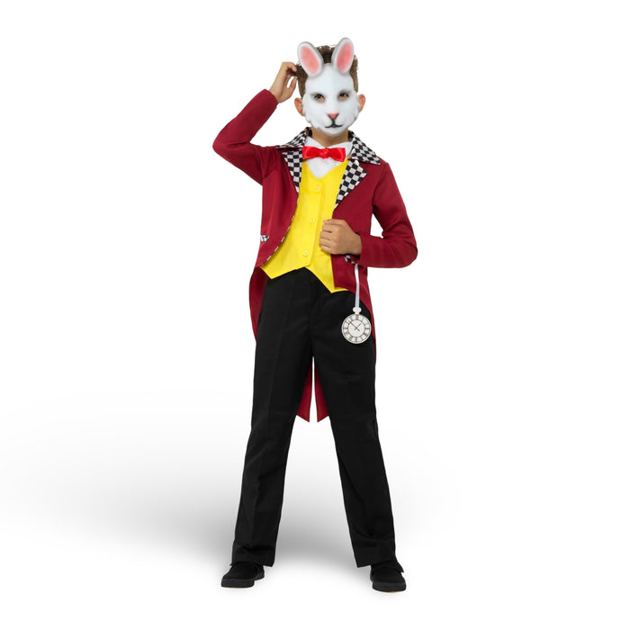 White Rabbit Costume for Kids Small (4-6 Years)