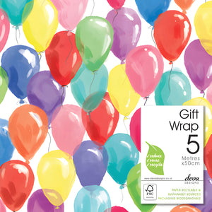 Bright Balloons - Gift Wrapping Roll