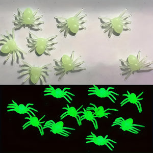 Mini Glow In The Dark Spider (100pcs)