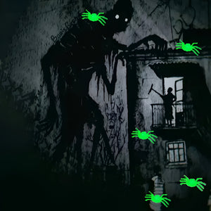Mini Glow In The Dark Spider (100pcs)