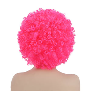 Afro 70s Wig - Pink (Adult)