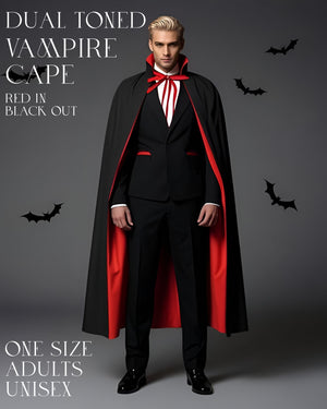 Vampire Dual Faced Standup Collar Cape (Adults)