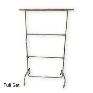 Mono Railed Costume Hanging Stand with Wheels (Used)