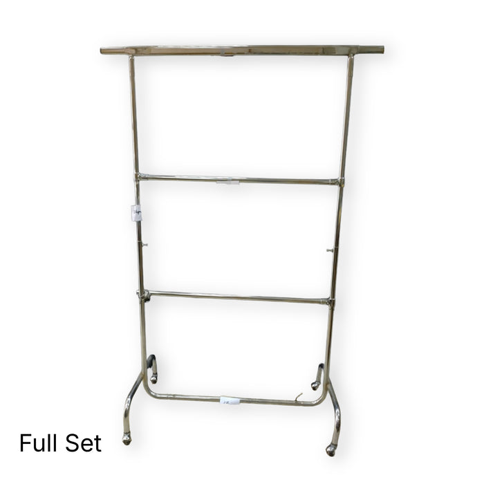 Mono Railed Costume Hanging Stand with Wheels (Used)