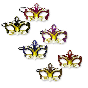 Masquerade Carnival Glitter Eye-Mask  -  Assorted