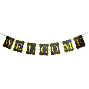 Welcome Banner - (Black)