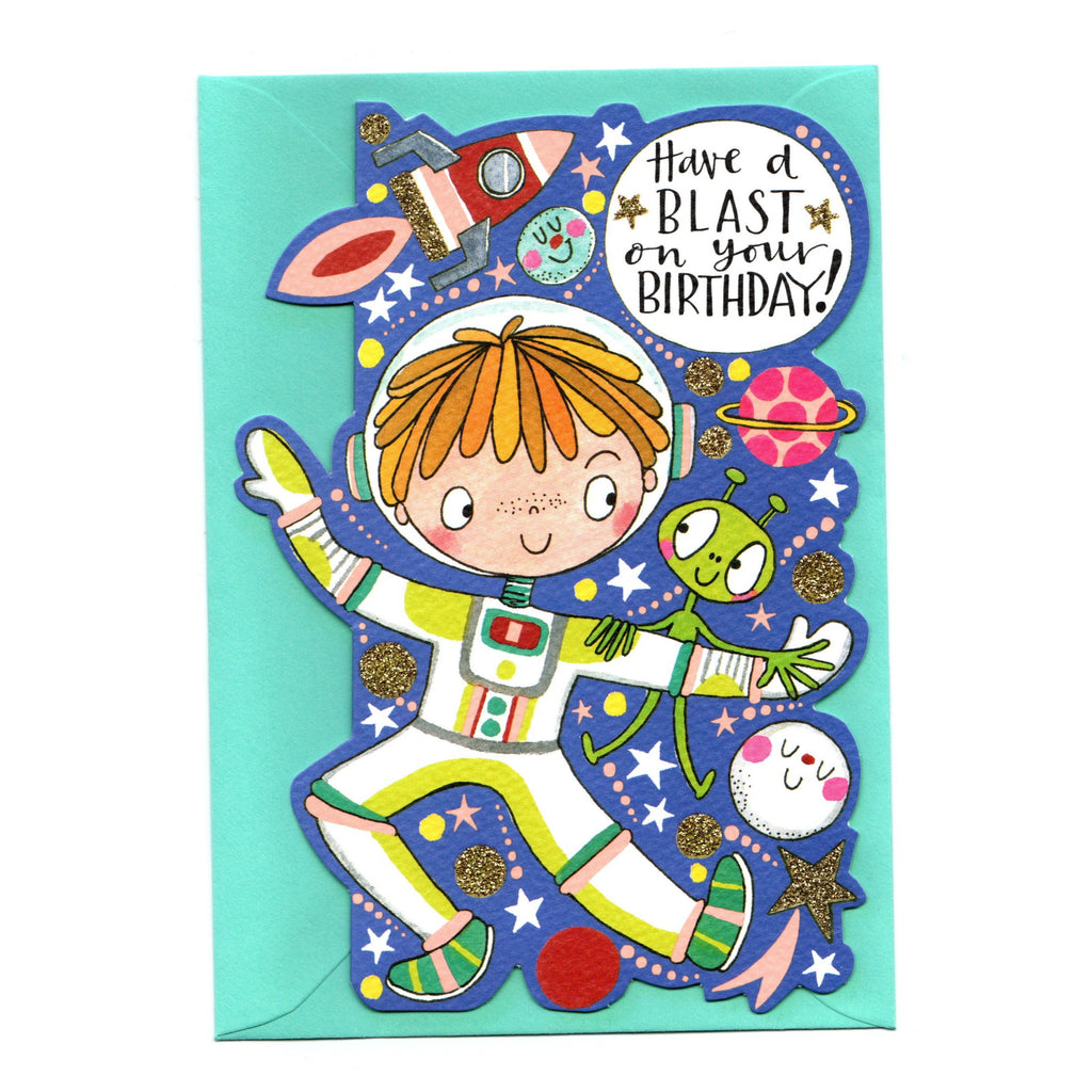 Have A Blast Spaceman Card
